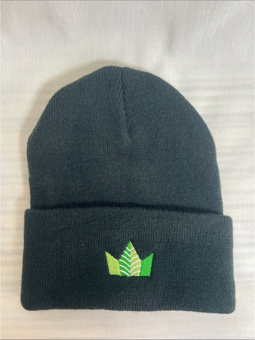 The Authentic T-Shirt Co. Black Knit Cuffed Toque